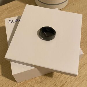 Size 9 black Oura Ring